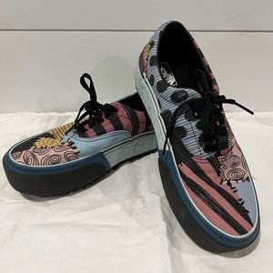 Used Vans Disney The Nightmare Before Christmas Sally Platform Sneaker W 8.5